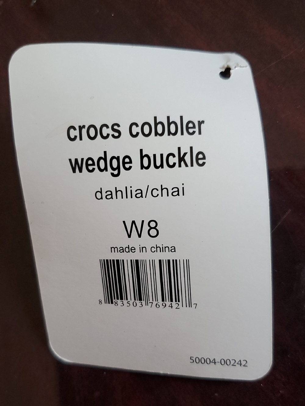 CROCS Purple Double-Buckle Slide Sandals - Picture 7 of 7